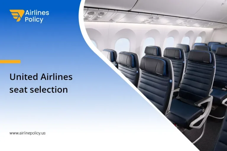 United Airlines seat selection